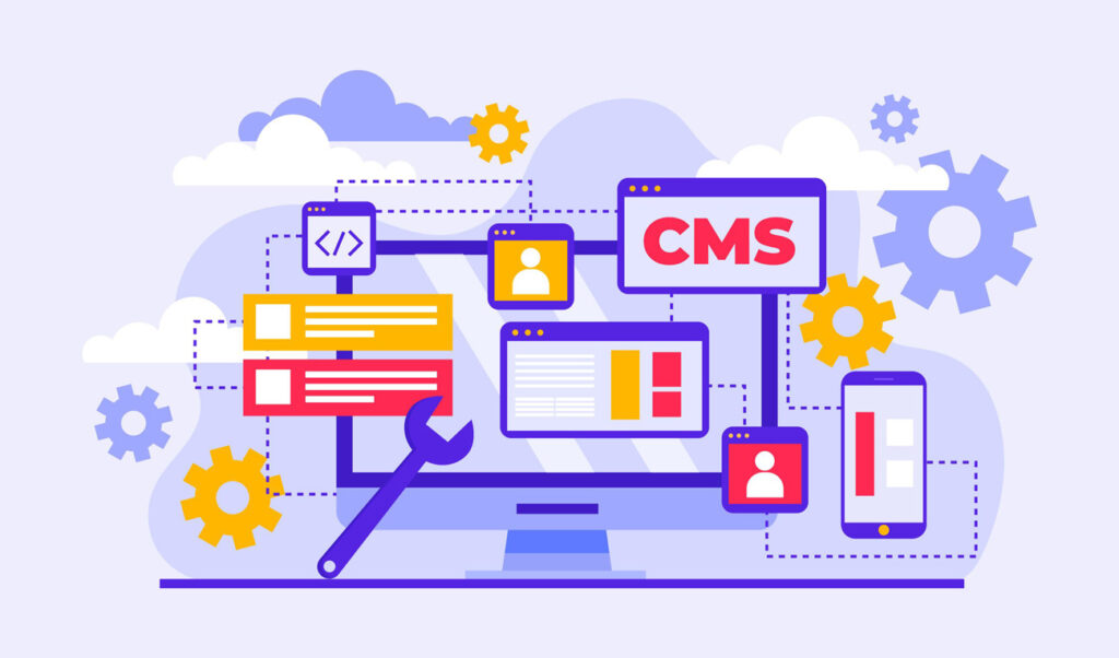 cms per siti web cibo alimentari
